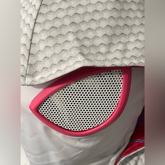 Kids Gwen Stacey Costumes Across The Spider-Verse Gwen Halloween Suit 7-8 years - Picture 8 of 14